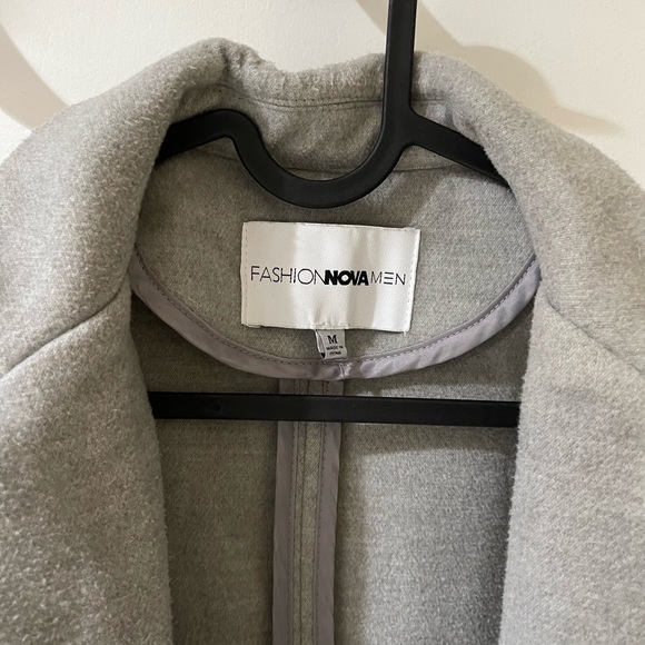 Fashion Nova Other - Men’s fashion nova gray Chadwick coat